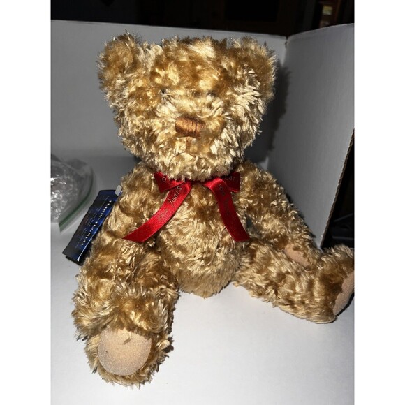 Hallmark 100th Anniversary TEDDY-TENNIAL Classic Jointed Bear Plush Toy Animal - Picture 1 of 7